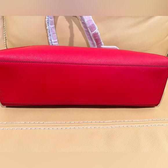 Michael Kors Jet Set Travel Large Saffiano Leather Pocket Tote Bag NWT - Picture 9 of 16